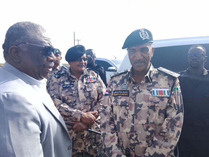 مدير عام قوات الدفاع المدني يصل إلى مدني