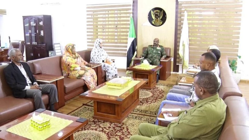 والي الشمالية يستقبل وفد وحدة مكافحة العنف ضد المرأة والطفل