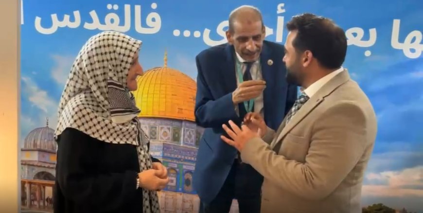 "رسالة السلام" تفاجئ اجنحة معرض إسطنبول برسالة تتجاوز حدود الورق : القدس عربية