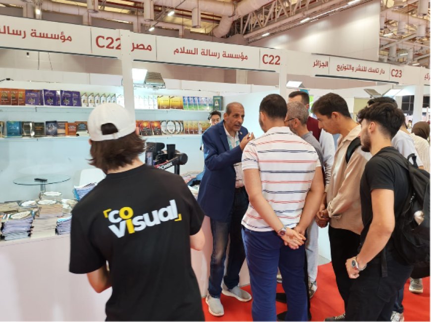 104 فيديو باللغة التركية تهز أروقة معرض إسطنبول.. شاشة “رسالة السلام” تخطف أنظار الزوار