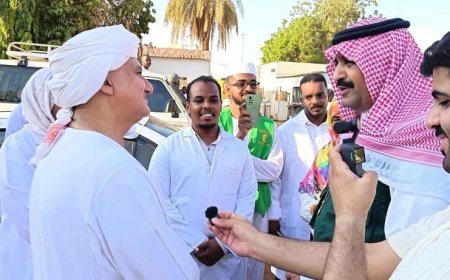 وفد إعلامي من مركز الملك سلمان يقف على بعض المشروعات الاستراتيجية التي مولها المركز بولاية الخرطوم