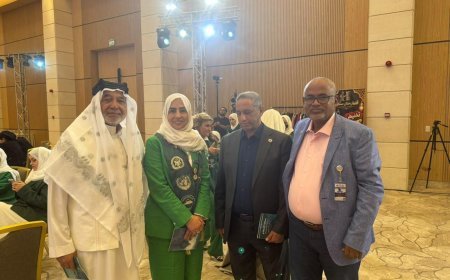 وفد مؤسسة رسالة السلام العالمية يلتقي المشاركين في المؤتمر الدولي العاشر لفرسان وفارسات رسالة السلام