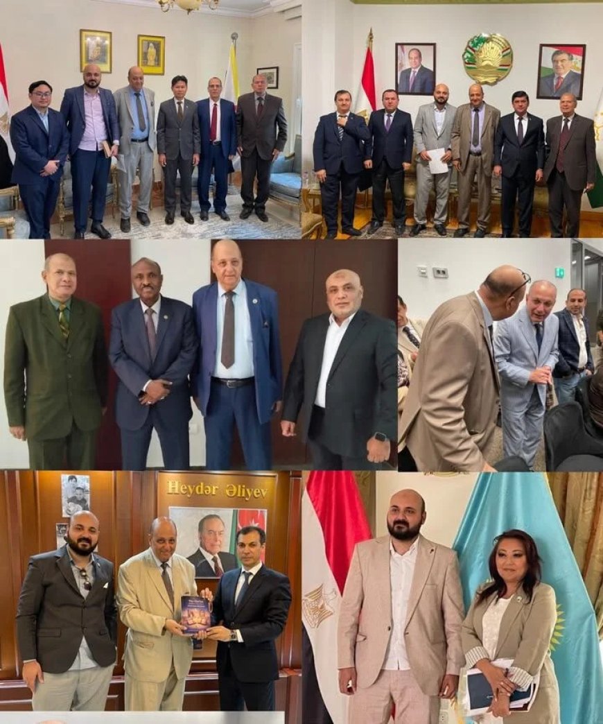 من القاهرة إلى العالم… استراتيجية مؤسسة رسالة السلام العالمية فى النشر الفكرى وبناء العلاقات الدولية عبر البعثات الدبلوماسية