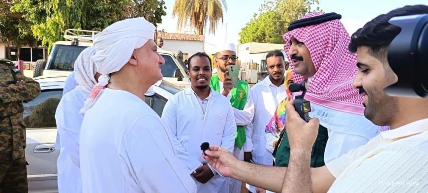 وفد إعلامي من مركز الملك سلمان يقف على بعض المشروعات الاستراتيجية التي مولها المركز بولاية الخرطوم