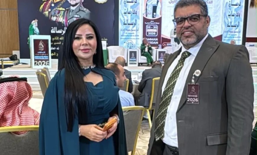إعلامية أردنية تبدي رغبتها في الانضمام إلى مؤسسة رسالة السلام العالمية