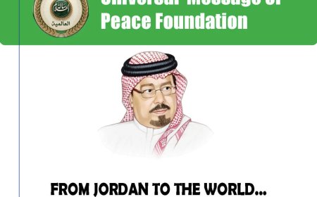 Universal  Message of  Peace Foundation. From Jordan to the world…An intellectual project that transcends borders to promote a culture of peace and coexistence