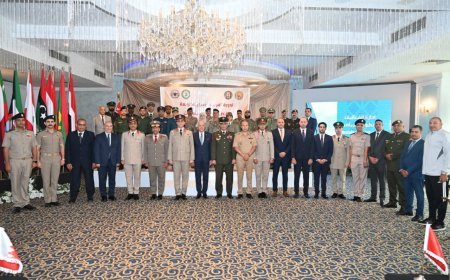 ختام فعاليات الدورة العربية العسكرية الرابعة للتنظيم والإدارة في المجال الرياضي .. بالقاهرة