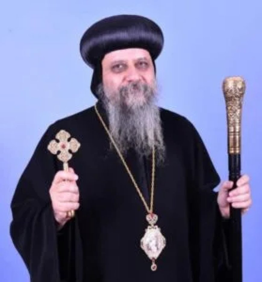 دير الأنبا توماس السائح بالخطاطبة .. يحتفل بعيد القديس ساويرس الانطاكى